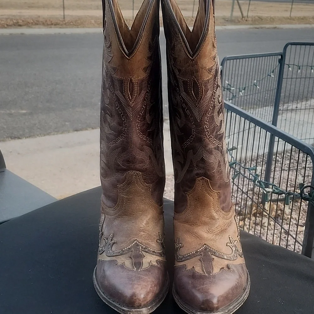 Matisse Marfa All Leather Western Cowboy Boots Size 9M - Picture 2 of 14
